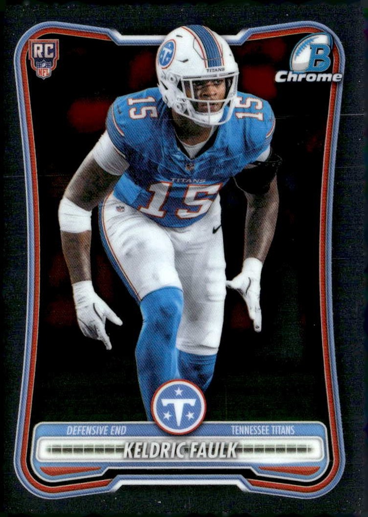 2026 Bowman Keldric Faulk graded slab