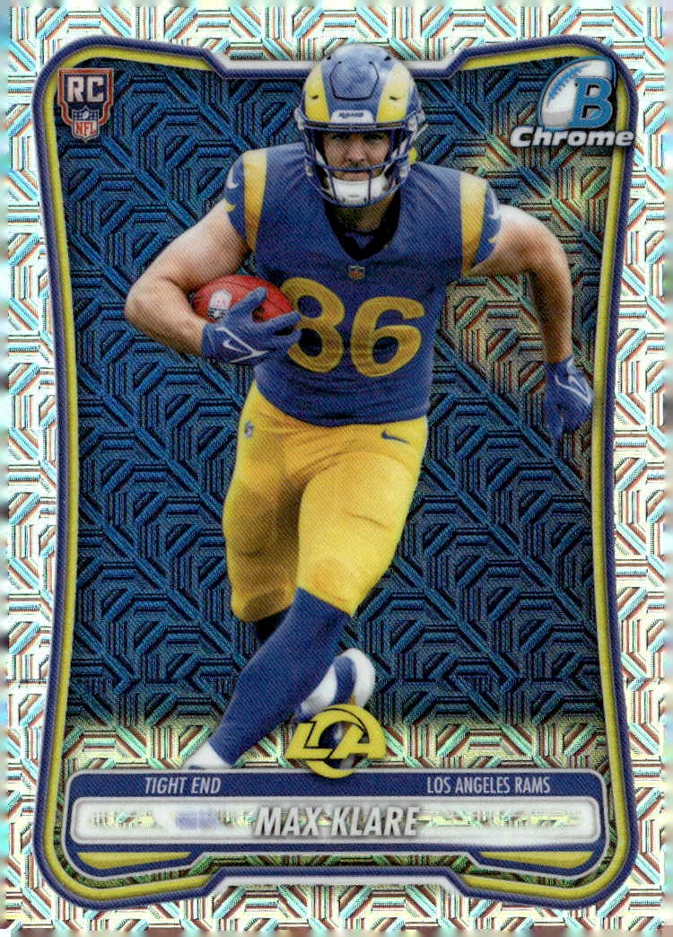 2026 Bowman Max Klare graded slab