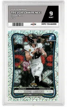2026 BOWMAN CHROME-MOJO #336 TREVOR LAWRENCE MPE 9 MINT — graded card up for auction