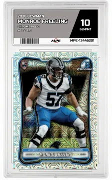 2026 BOWMAN CHROME MOJO #BCV-173 MONROE FREELING MPE 10 GEM/MT — graded card up for auction