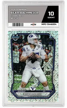 2026 BOWMAN CHROME MOJO #BCP-26 BEAR BACHMEIER MPE 10 GEM/MT — graded card up for auction