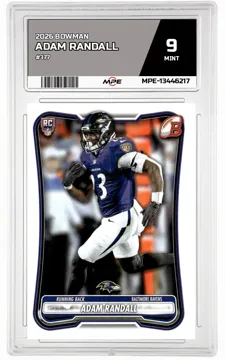 2026 BOWMAN #377 ADAM RANDALL MPE 9 MINT — graded card up for auction