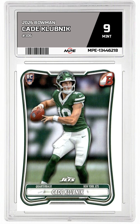 2026 BOWMAN #306 CADE KLUBNIK MPE 9 MINT — graded card auctioned from the MPE vault