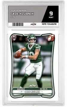 2026 BOWMAN #306 CADE KLUBNIK MPE 9 MINT — graded card up for auction
