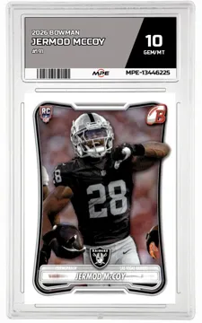 2026 BOWMAN #191 JERMOD MCCOY MPE 10 GEM/MT — graded card up for auction