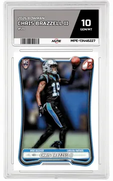 2026 BOWMAN #120 CHRIS BRAZZELL II MPE 10 GEM/MT — graded card up for auction