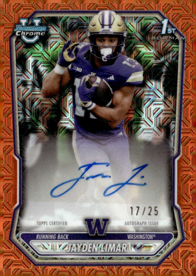 2026 Bowman Jayden Limar graded slab