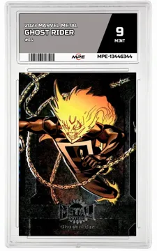 2023 MARVEL METAL #84 GHOST RIDER MPE 9 MINT — graded card up for auction