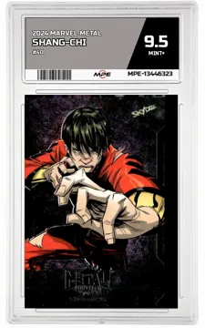 2024 MARVEL METAL #40 SHANG-CHI MPE 9.5 MINT+ — graded card up for auction