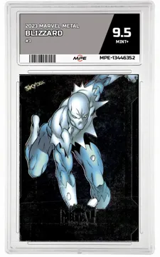 2023 MARVEL METAL #3 BLIZZARD MPE 9.5 MINT+ — graded card up for auction