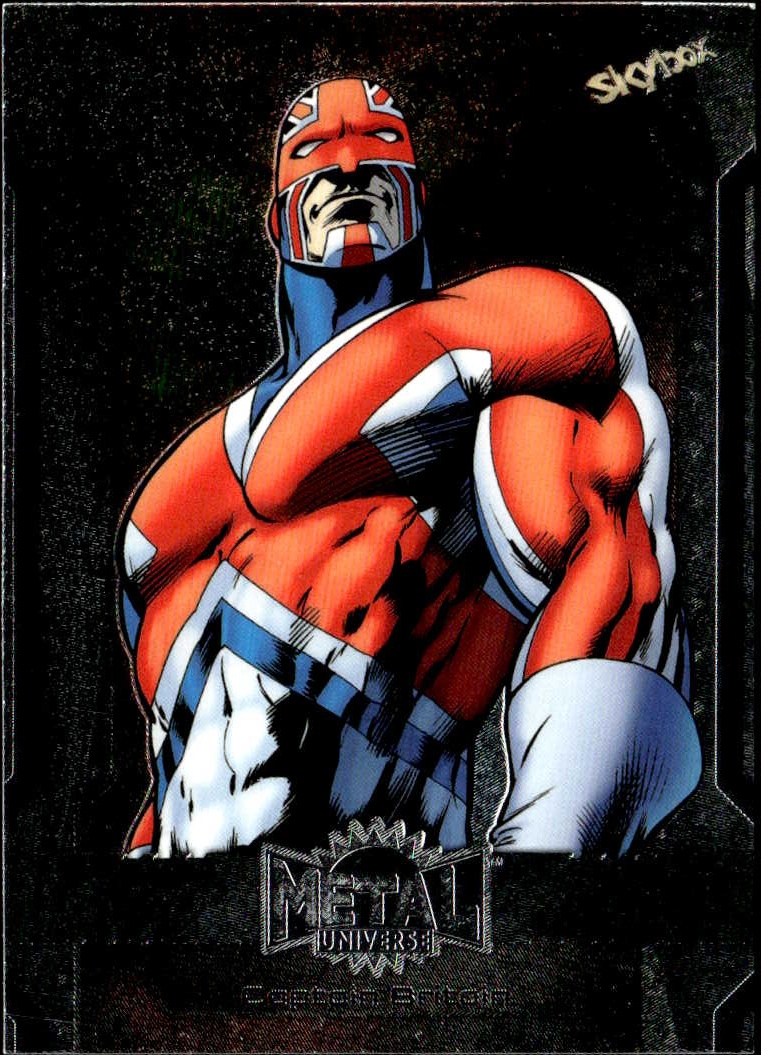 2023 Marvel Metal Captain Britain graded slab
