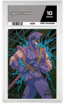 2022 ULTRA AVENGERS #65 SWORDSMAN MPE 10 GEM/MT — graded card up for auction
