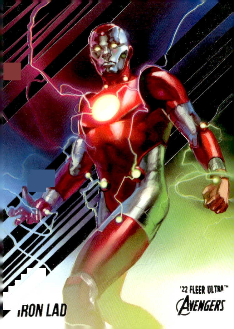 2022 Ultra Avengers Iron Lad graded slab