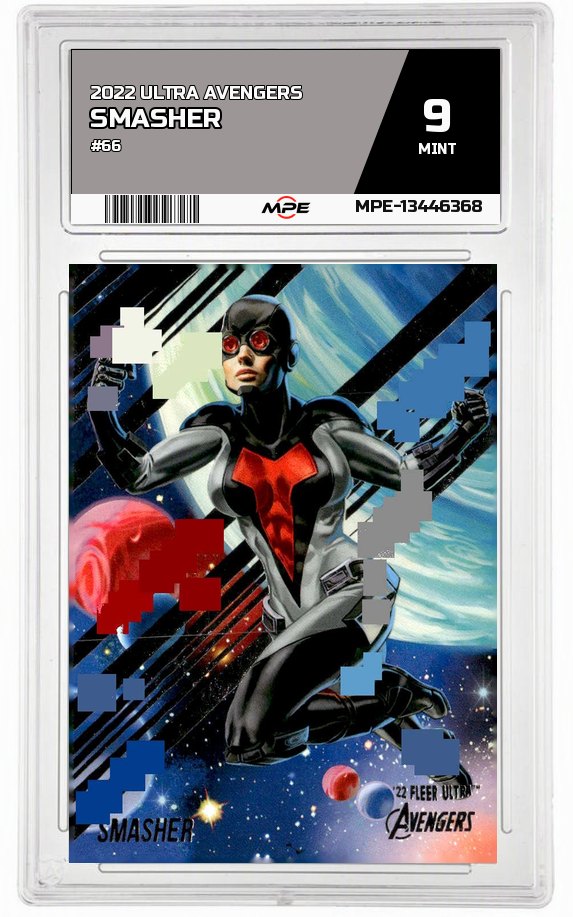 2022 ULTRA AVENGERS #66 SMASHER MPE 9 MINT — graded card auctioned from the MPE vault