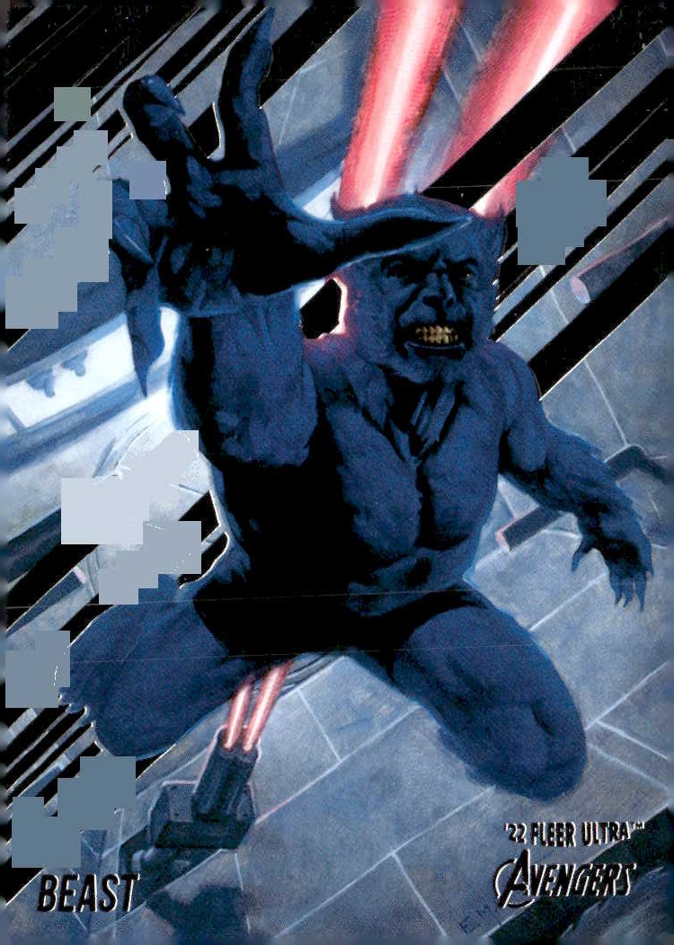 2022 Ultra Avengers Beast graded slab