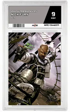2022 ULTRA AVENGERS #49 NICK FURY MPE 9 MINT — graded card up for auction