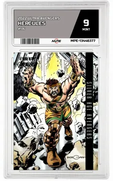2022 ULTRA AVENGERS #106 HERCULES MPE 9 MINT — graded card up for auction