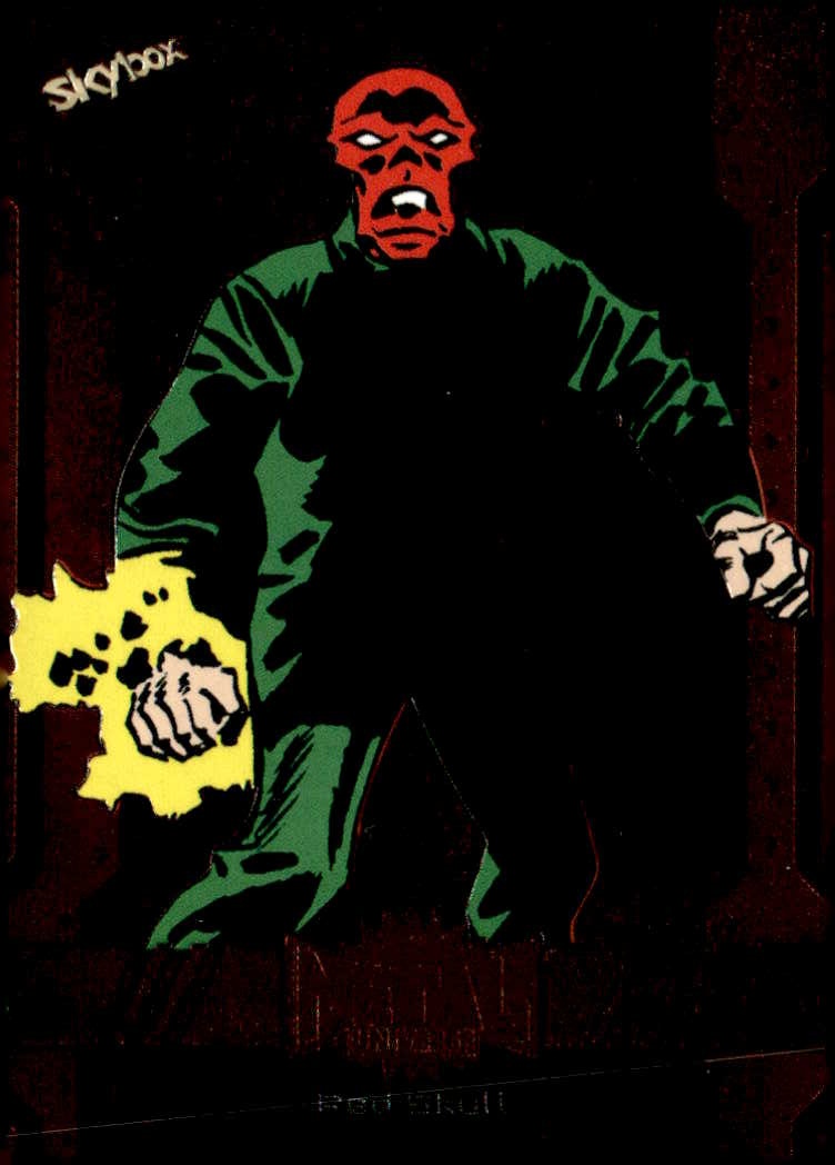 Red Skull graded slab
