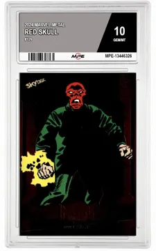 2024 MARVEL METAL #129 RED SKULL MPE 10 GEM/MT — graded card up for auction