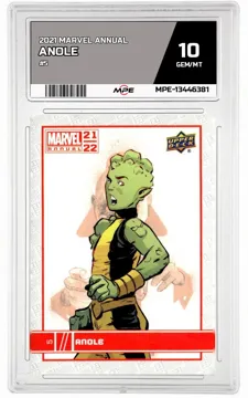 2021 MARVEL ANNUAL #5 ANOLE MPE 10 GEM/MT — graded card up for auction