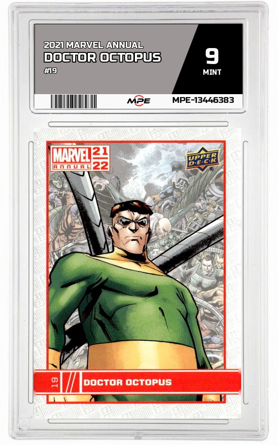 2021 MARVEL ANNUAL #19 DOCTOR OCTOPUS MPE 9 MINT — graded card auctioned from the MPE vault