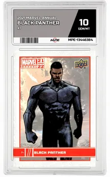 2021 MARVEL ANNUAL #7 BLACK PANTHER MPE 10 GEM/MT — graded card up for auction
