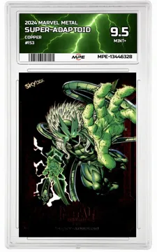 2024 MARVEL METAL COPPER #153 SUPER-ADAPTOID MPE 9.5 MINT+ — graded card up for auction