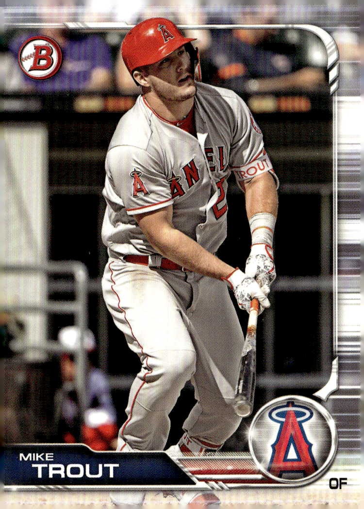2019 Bowman Mike Trout graded slab