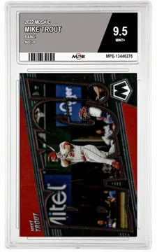 2022 MOSAIC BANG! #BG-8 MIKE TROUT MPE 9.5 MINT+ — graded card up for auction