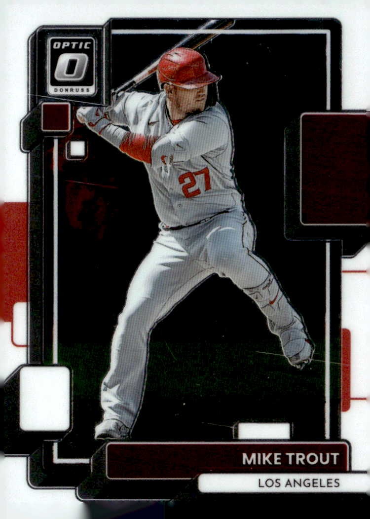 2022 Donruss Optic Mike Trout graded slab