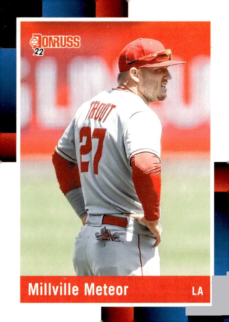 2022 Donruss Mike Trout graded slab
