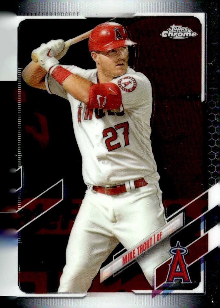 2021 Topps Chrome Mike Trout graded slab