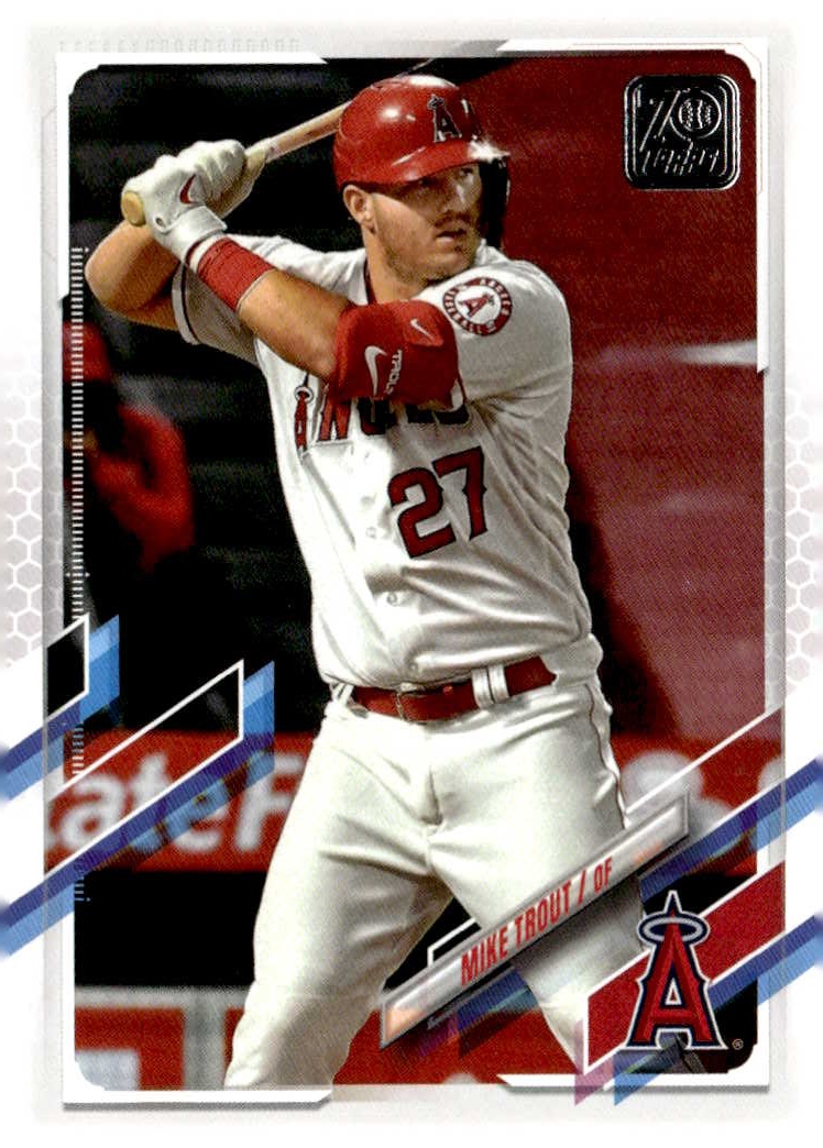 2021 Topps Opening Day Mike Trout graded slab