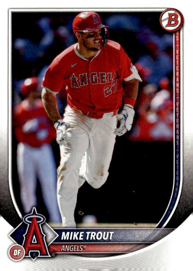 2025 Bowman Mike Trout graded slab