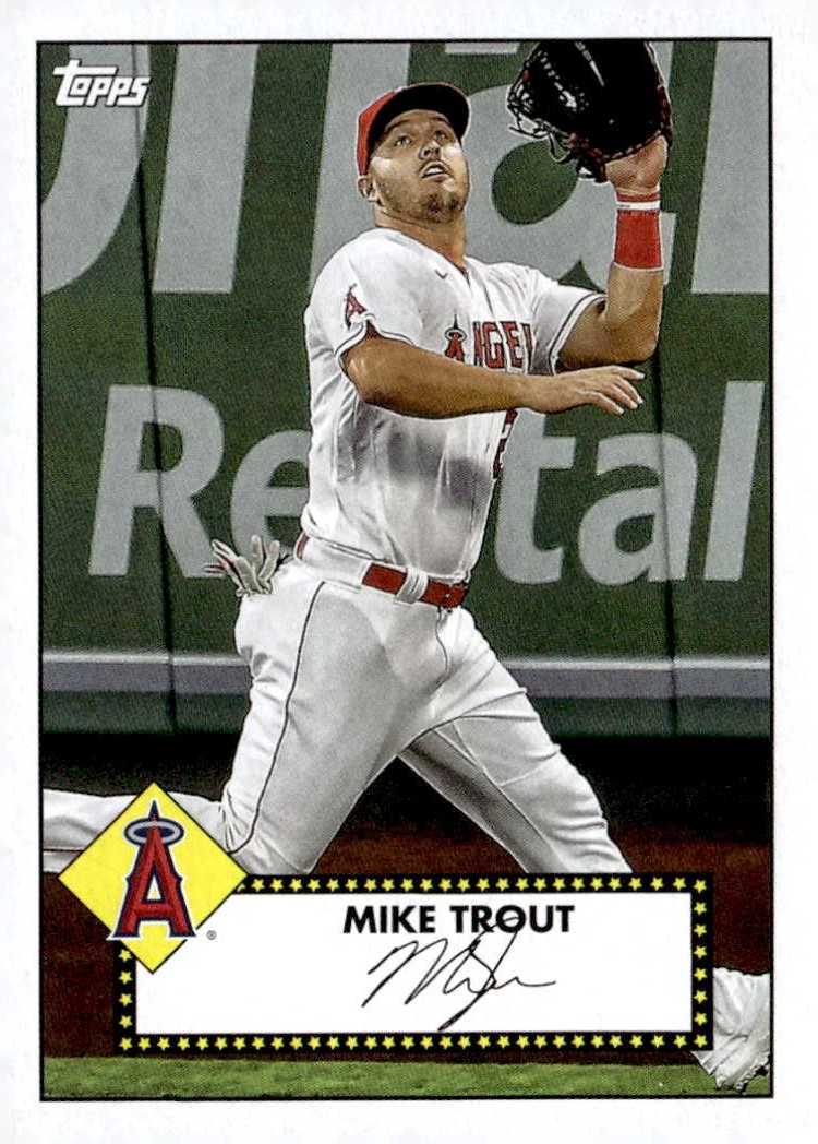 2021 Topps Mike Trout graded slab