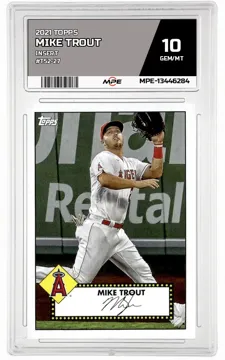 2021 TOPPS INSERT #T52-27 MIKE TROUT MPE 10 GEM/MT — graded card up for auction