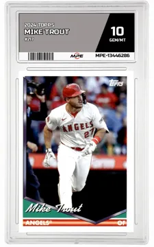 2024 TOPPS #217 MIKE TROUT MPE 10 GEM/MT — graded card up for auction