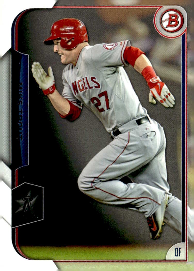 2015 Bowman Mike Trout graded slab
