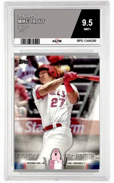 2018 TOPPS SALUTE #TS-59 MIKE TROUT MPE 9.5 MINT+ — graded card up for auction