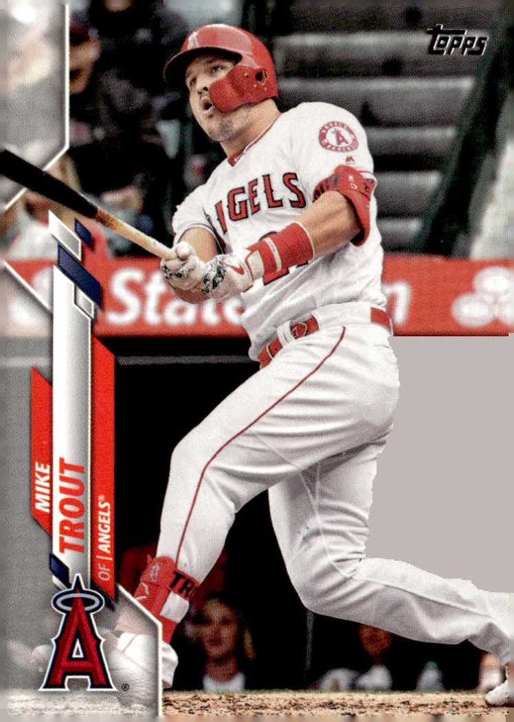 2020 Topps Mike Trout graded slab