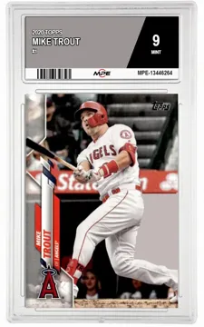 2020 TOPPS #1 MIKE TROUT MPE 9 MINT — graded card up for auction