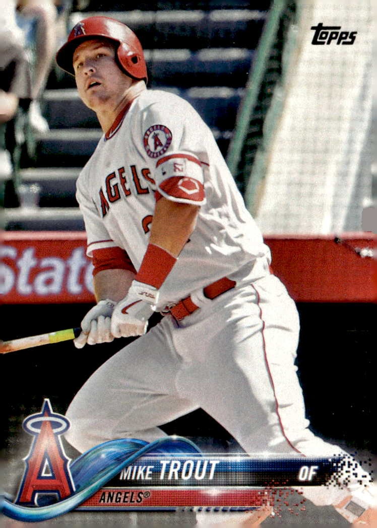 2018 Topps Mike Trout graded slab