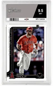 2025 TOPPS #200 MIKE TROUT MPE 9.5 MINT+ — graded card up for auction