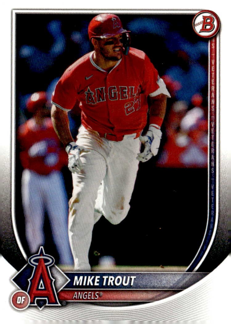 2025 Bowman Mike Trout graded slab
