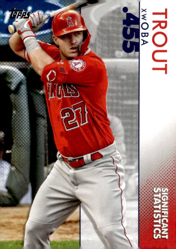 2020 Topps Mike Trout graded slab