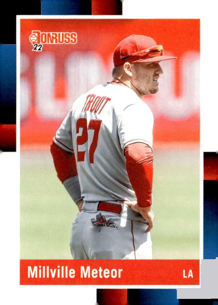 2022 Donruss Mike Trout graded slab