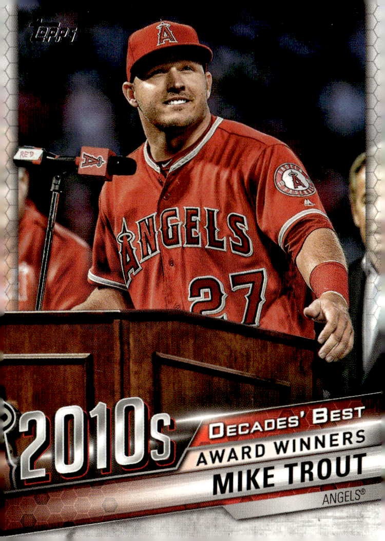 2020 Topps Mike Trout graded slab