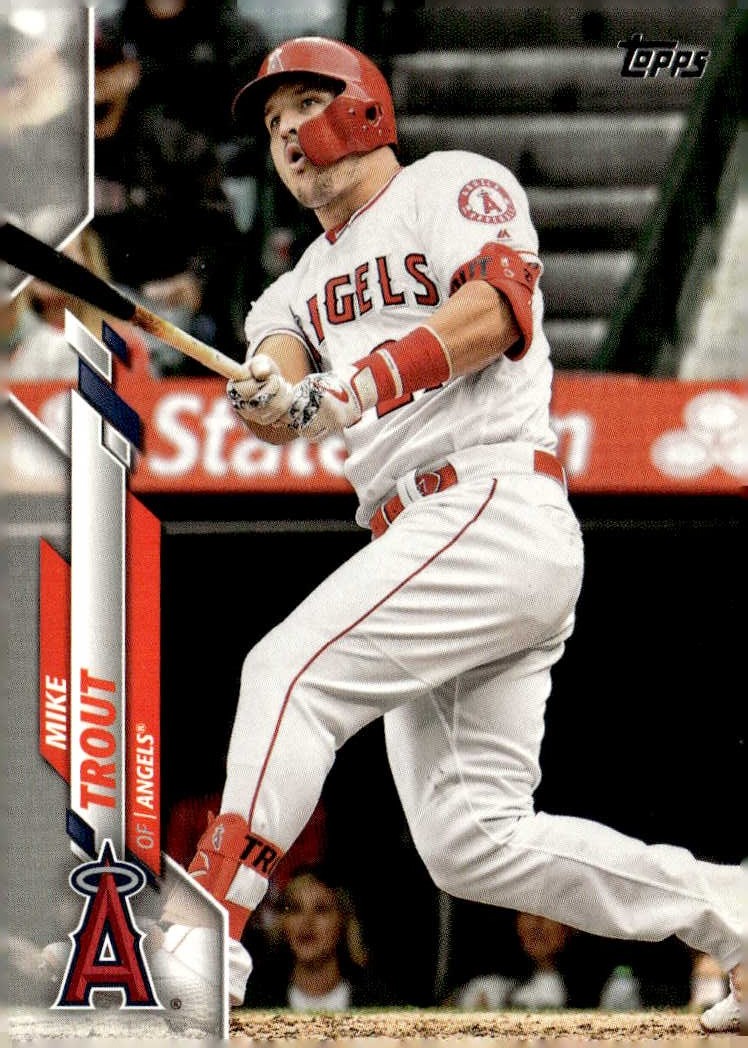 2020 Topps Mike Trout graded slab