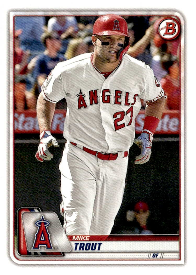 2020 Topps Bowman Mike Trout graded slab