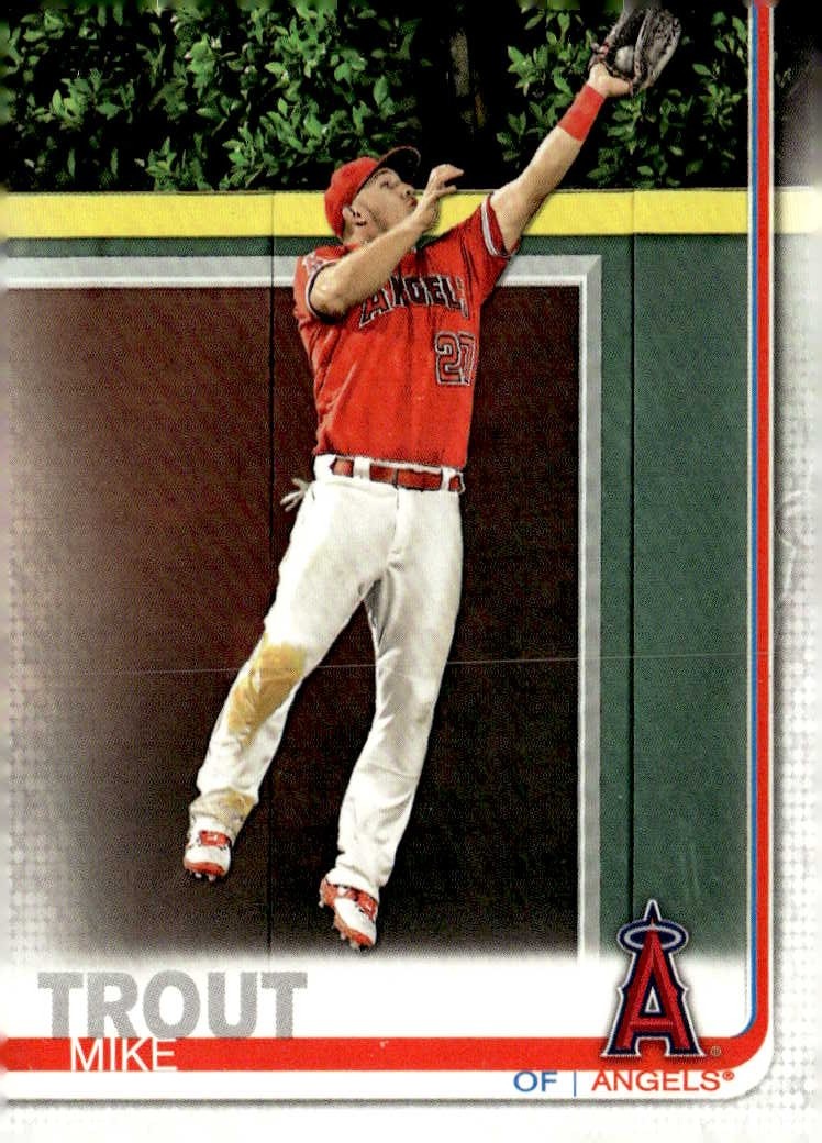 2019 Topps Mike Trout graded slab